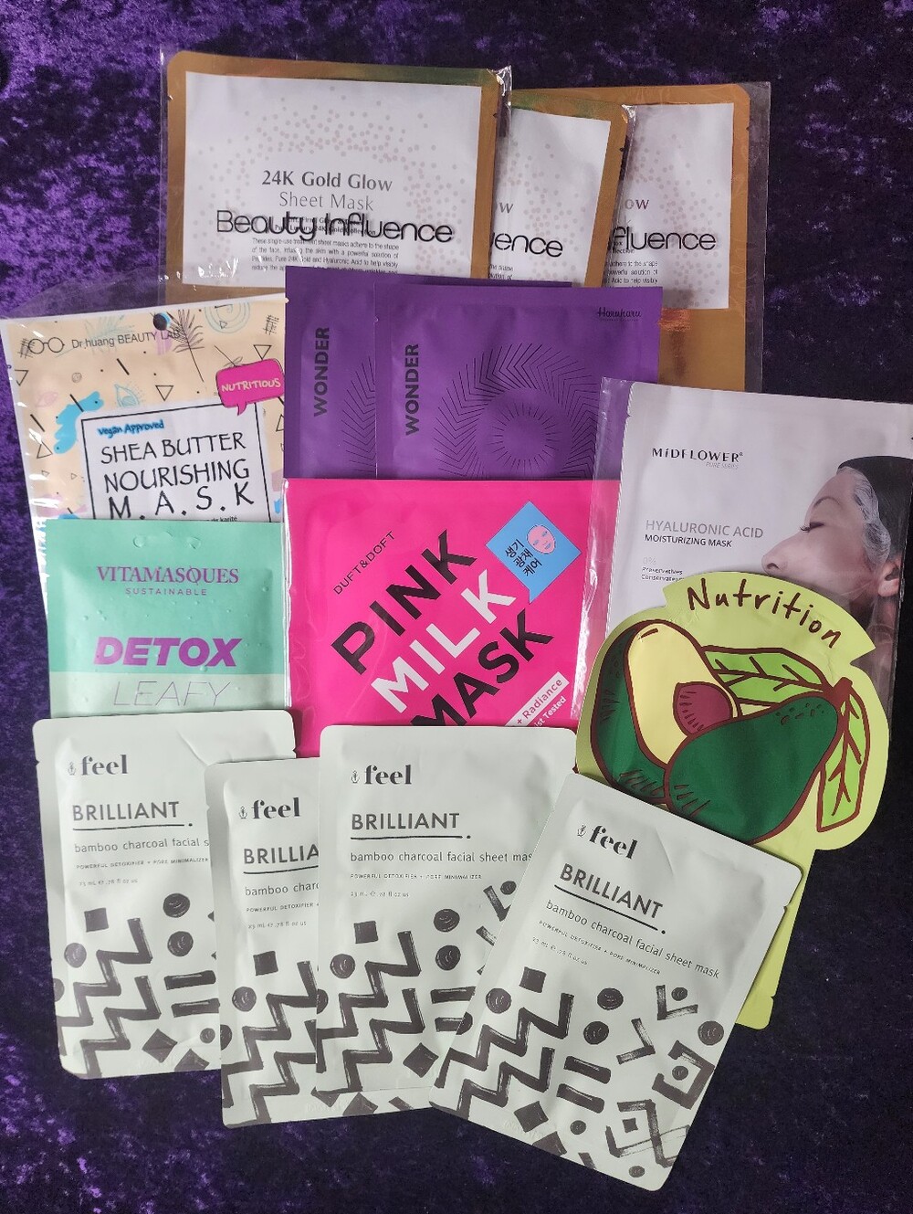 16 Pc Bundle Face Sheet Mask
